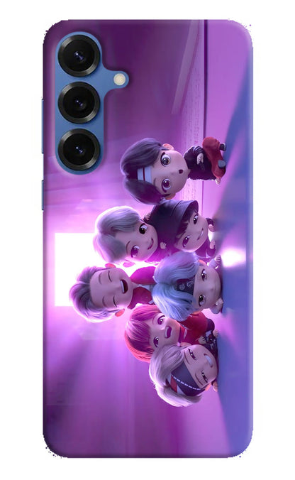 BTS Chibi Samsung S25 Plus Back Cover