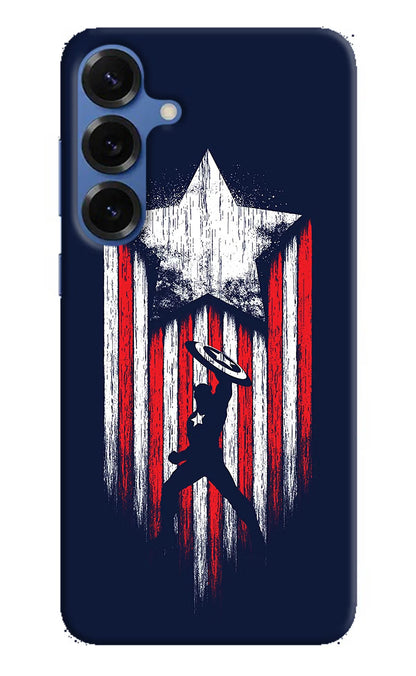 Captain America Marvel Art Samsung S25 Plus Back Cover