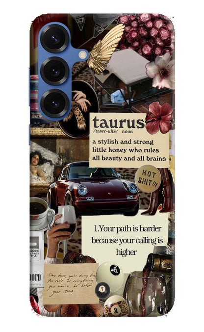 Taurus Zodiac Samsung S25 Plus Back Cover