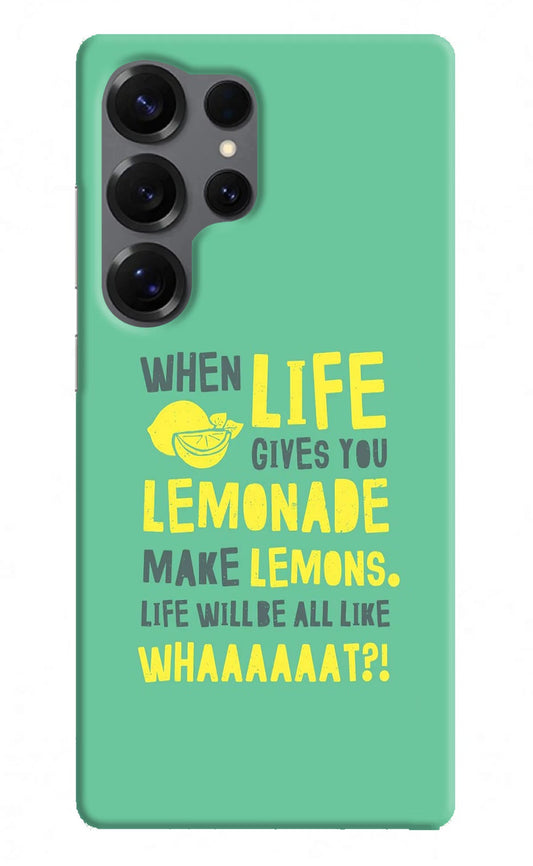 Quote Samsung S25 Ultra Back Cover