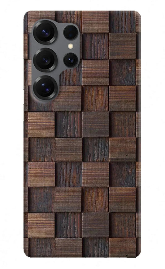 Wooden Cube Design Samsung S25 Ultra Back Cover