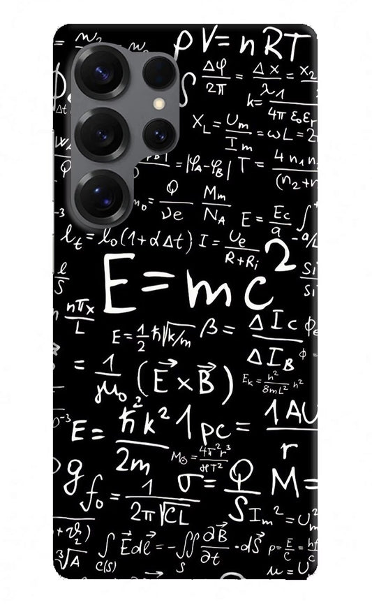 Physics Formula Samsung S25 Ultra Back Cover