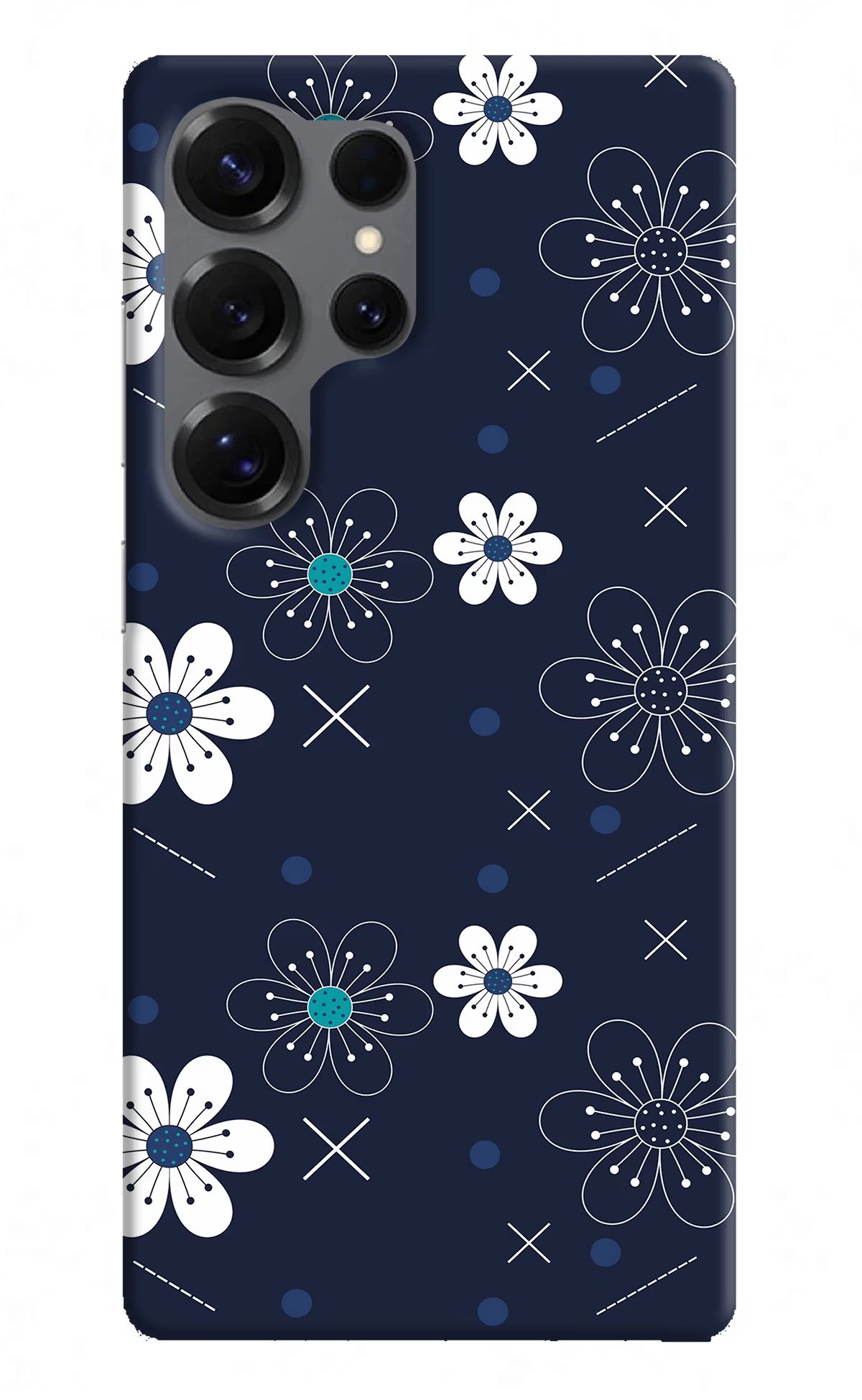 Flowers Samsung S25 Ultra Back Cover