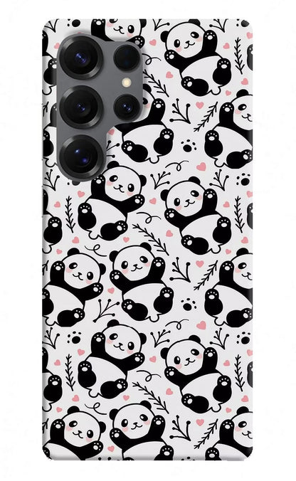Cute Panda Samsung S25 Ultra Back Cover