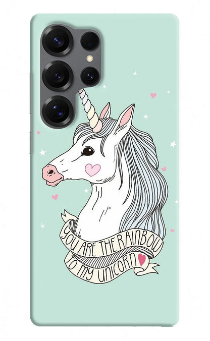 Unicorn Wallpaper Samsung S25 Ultra Back Cover