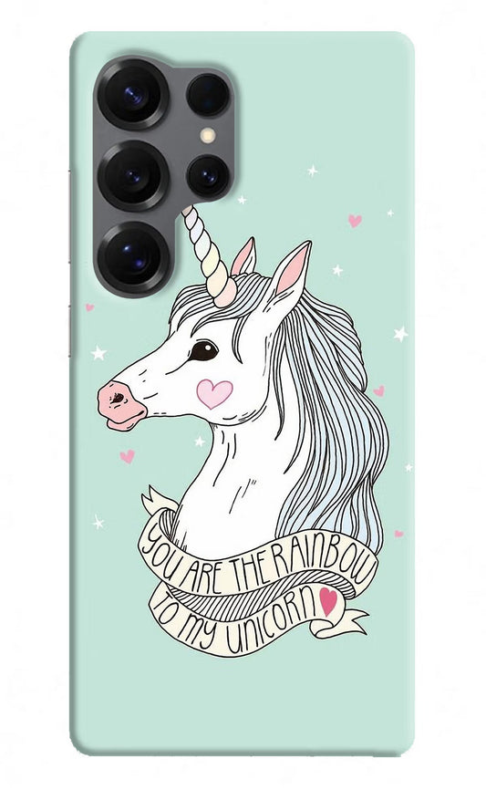 Unicorn Wallpaper Samsung S25 Ultra Back Cover