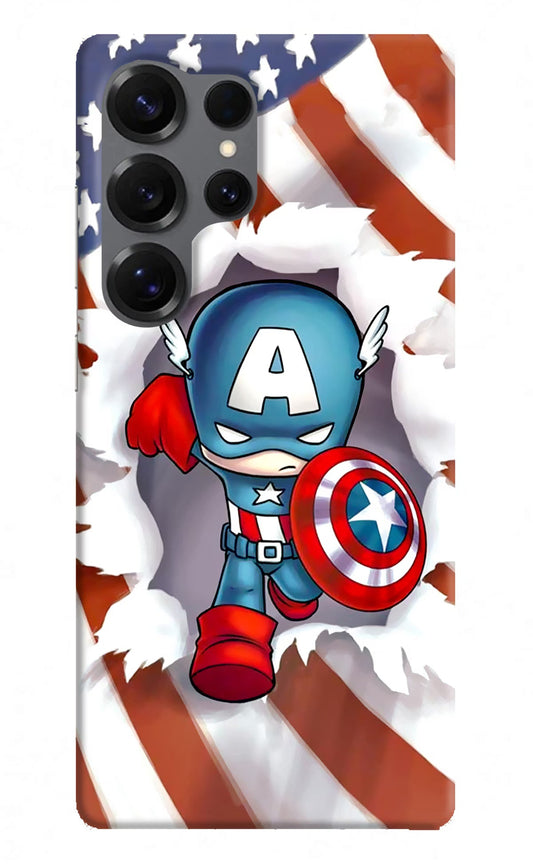 Captain America Samsung S25 Ultra Back Cover