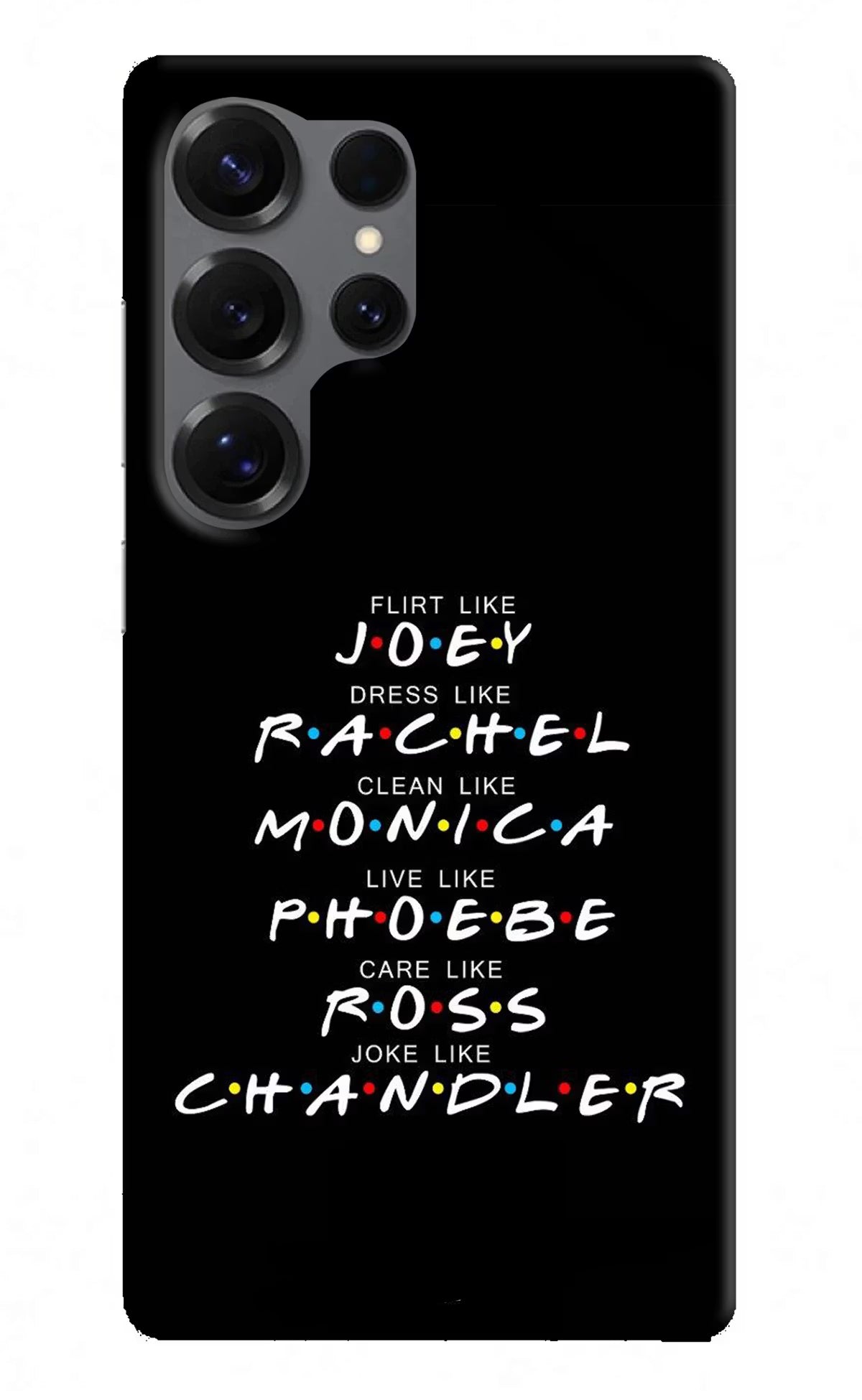 FRIENDS Character Samsung S25 Ultra Back Cover