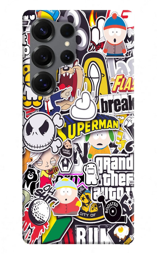 Sticker Bomb Samsung S25 Ultra Back Cover