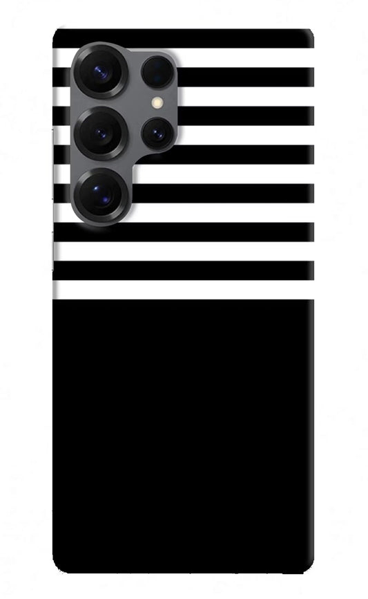 Black and White Print Samsung S25 Ultra Back Cover