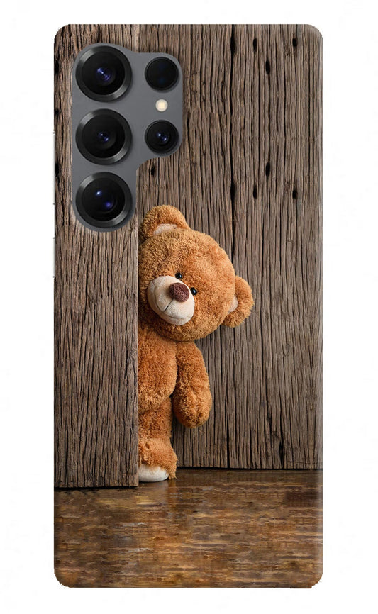 Teddy Wooden Samsung S25 Ultra Back Cover