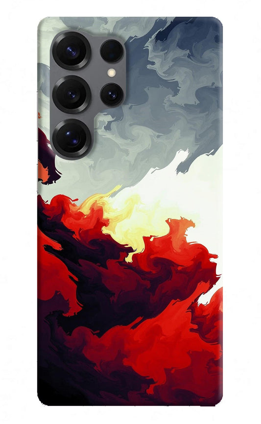 Fire Cloud Samsung S25 Ultra Back Cover