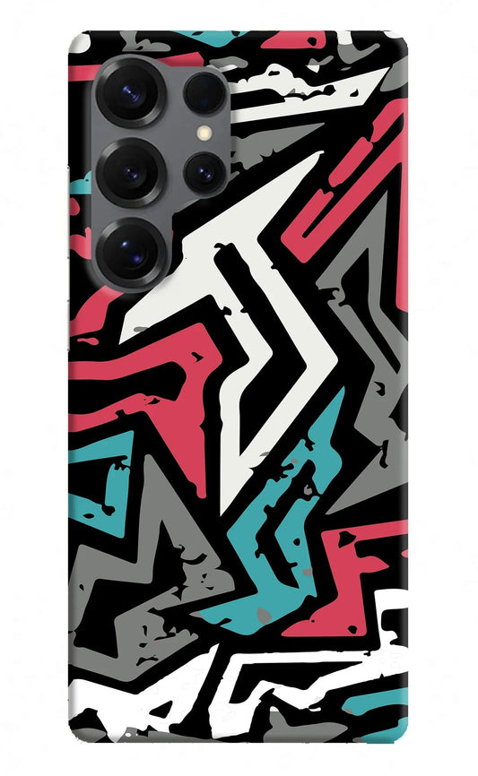 Geometric Graffiti Samsung S25 Ultra Back Cover