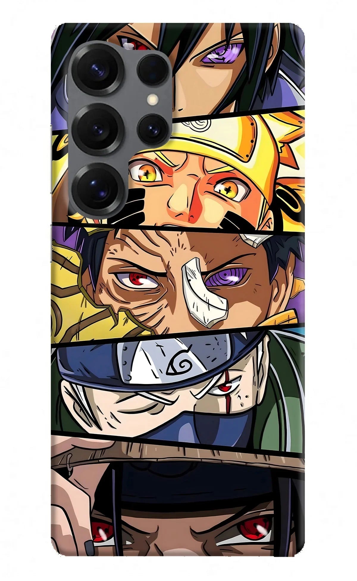 Naruto Character Samsung S25 Ultra Back Cover