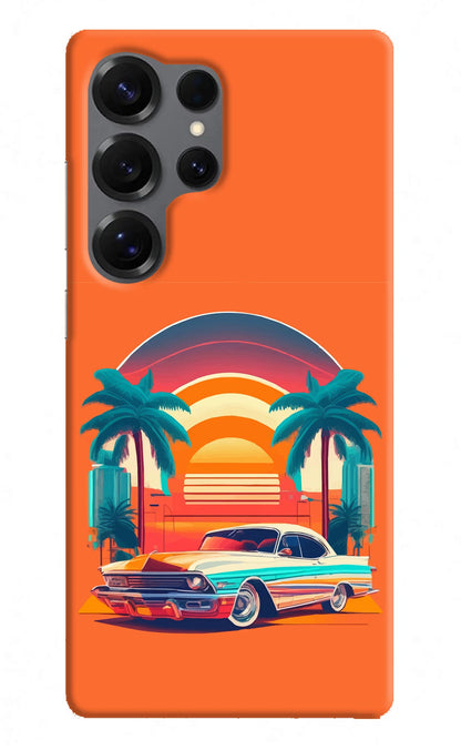 Palm Drive 80s Samsung S25 Ultra Back Cover