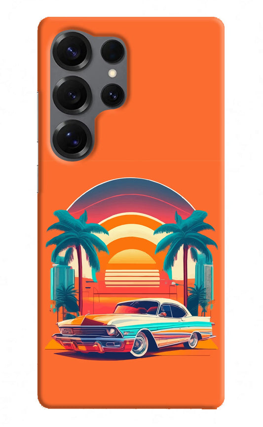 Palm Drive 80s Samsung S25 Ultra Back Cover