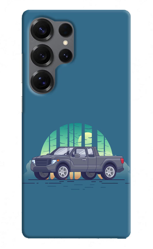 Retro Garage Vibe Samsung S25 Ultra Back Cover