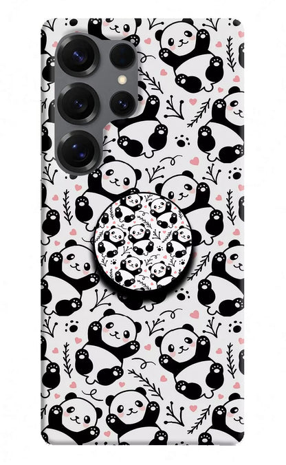 Cute Panda Samsung S25 Ultra Pop Case