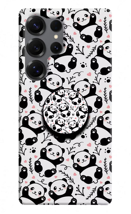 Cute Panda Samsung S25 Ultra Pop Case