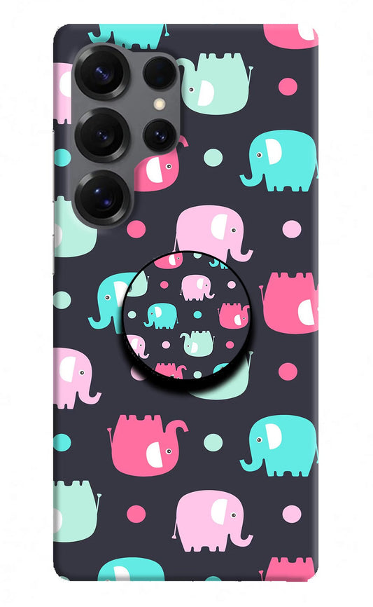 Baby Elephants Samsung S25 Ultra Pop Case