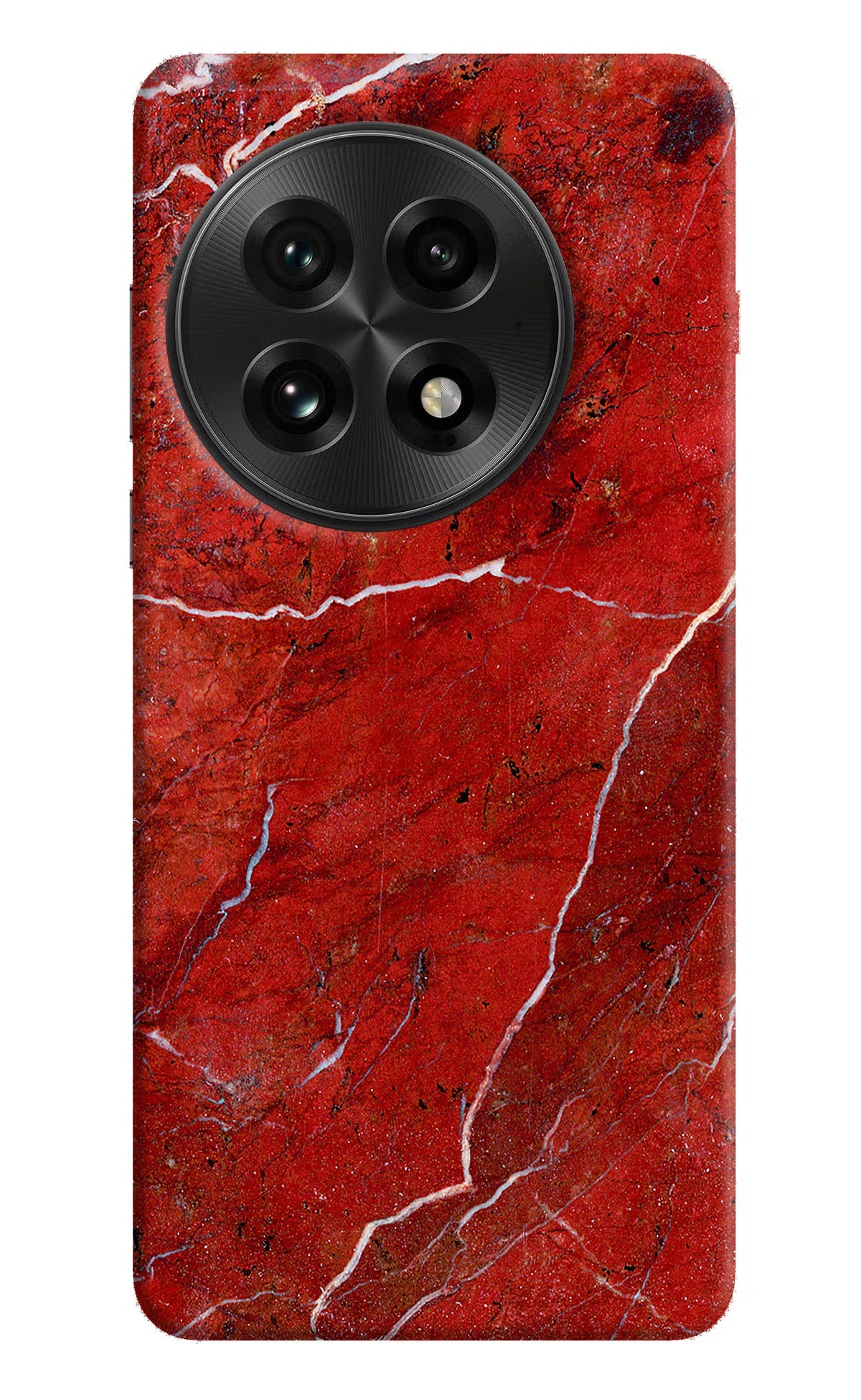 Red Marble Design OnePlus 13 Back Cover