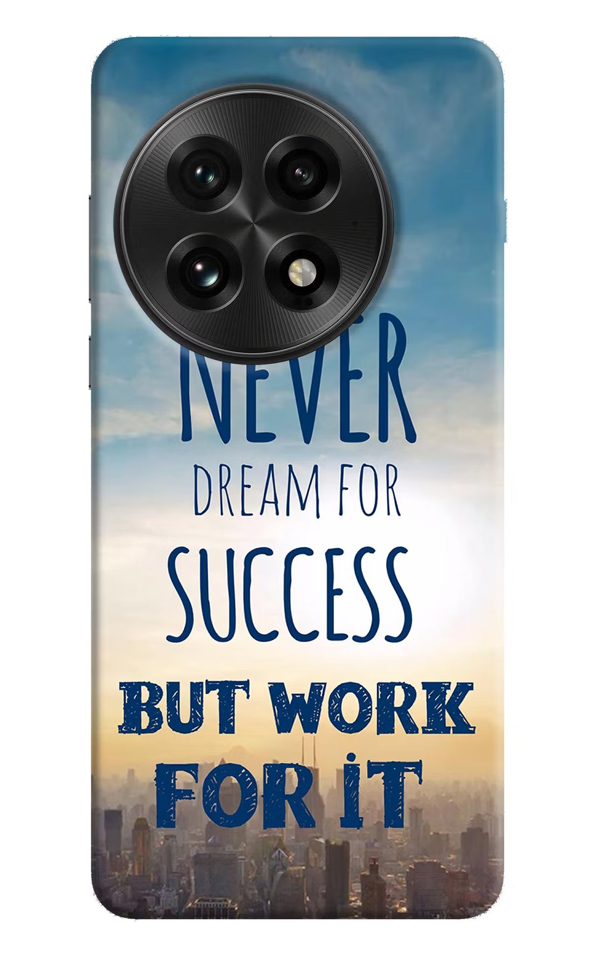 Never Dream For Success But Work For It OnePlus 13 Back Cover