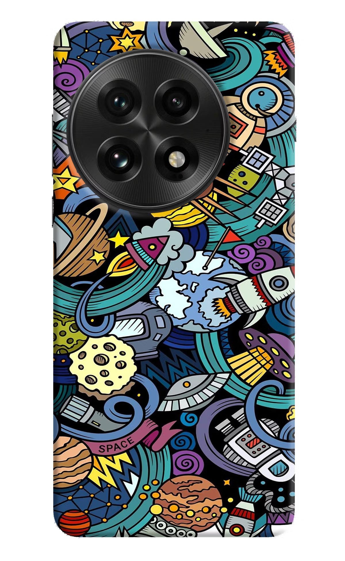 Space Abstract OnePlus 13 Back Cover