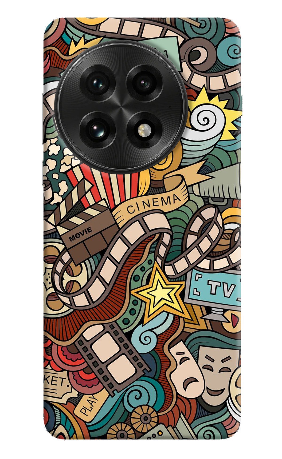 Cinema Abstract OnePlus 13 Back Cover