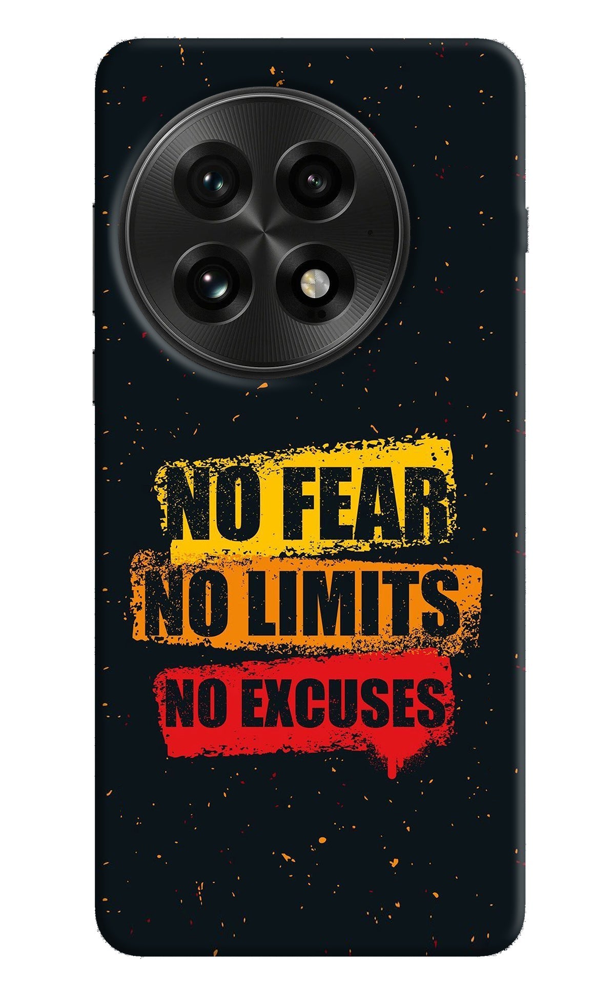 No Fear No Limits No Excuse OnePlus 13 Back Cover