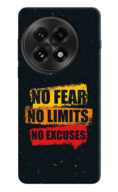 No Fear No Limits No Excuse OnePlus 13 Back Cover