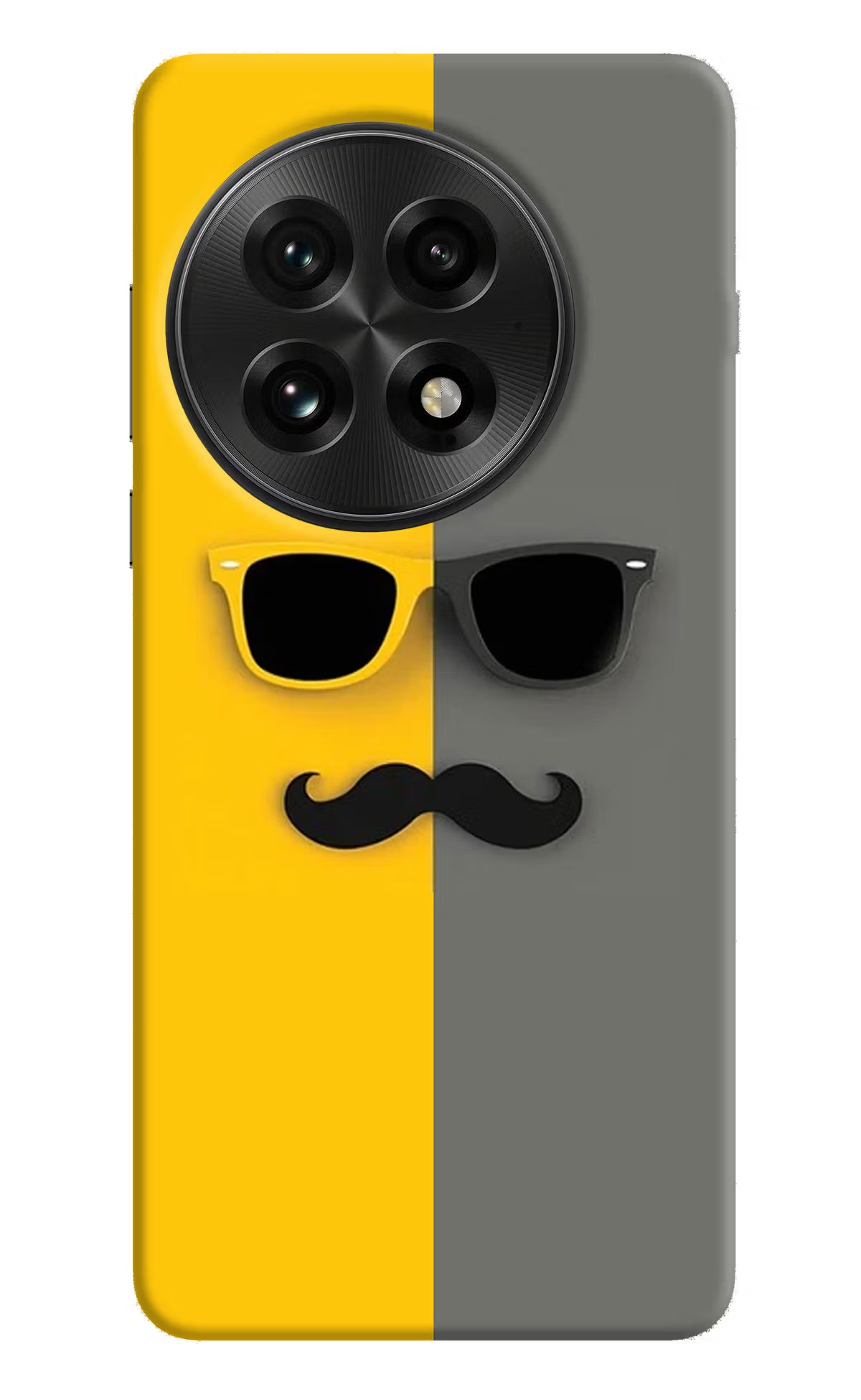 Sunglasses with Mustache OnePlus 13 Back Cover
