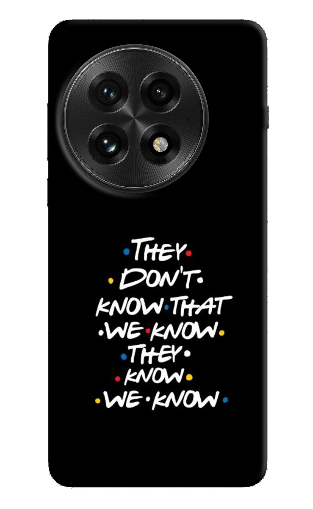 FRIENDS Dialogue OnePlus 13 Back Cover