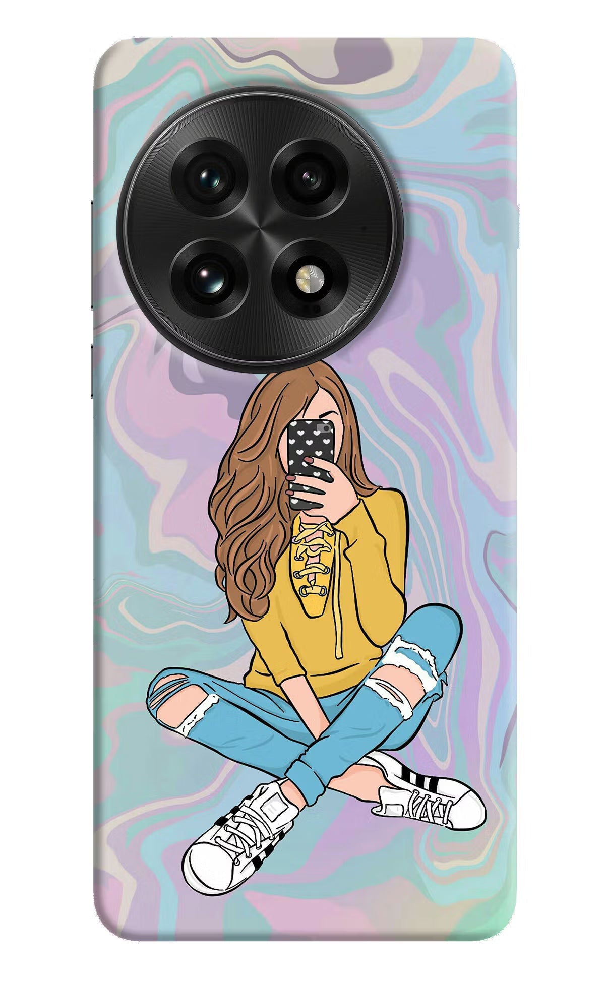 Selfie Girl OnePlus 13 Back Cover