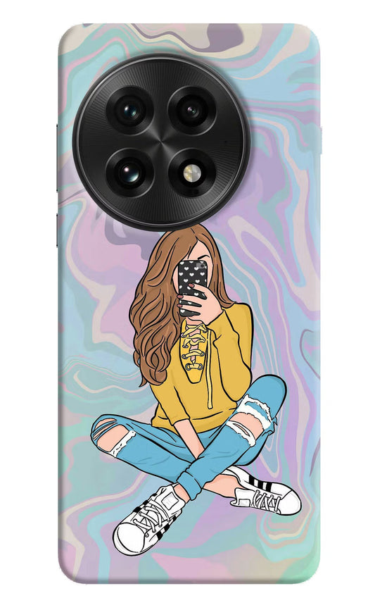 Selfie Girl OnePlus 13 Back Cover
