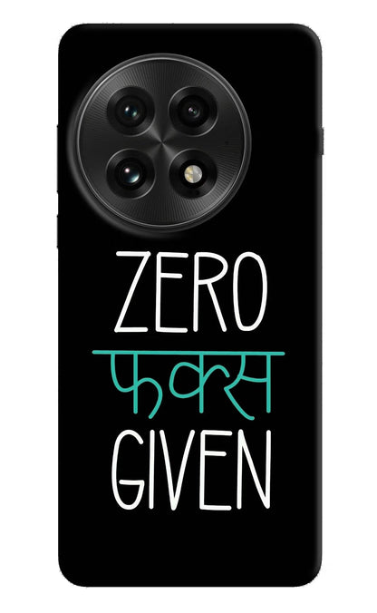 Zero Fucks Given OnePlus 13 Back Cover