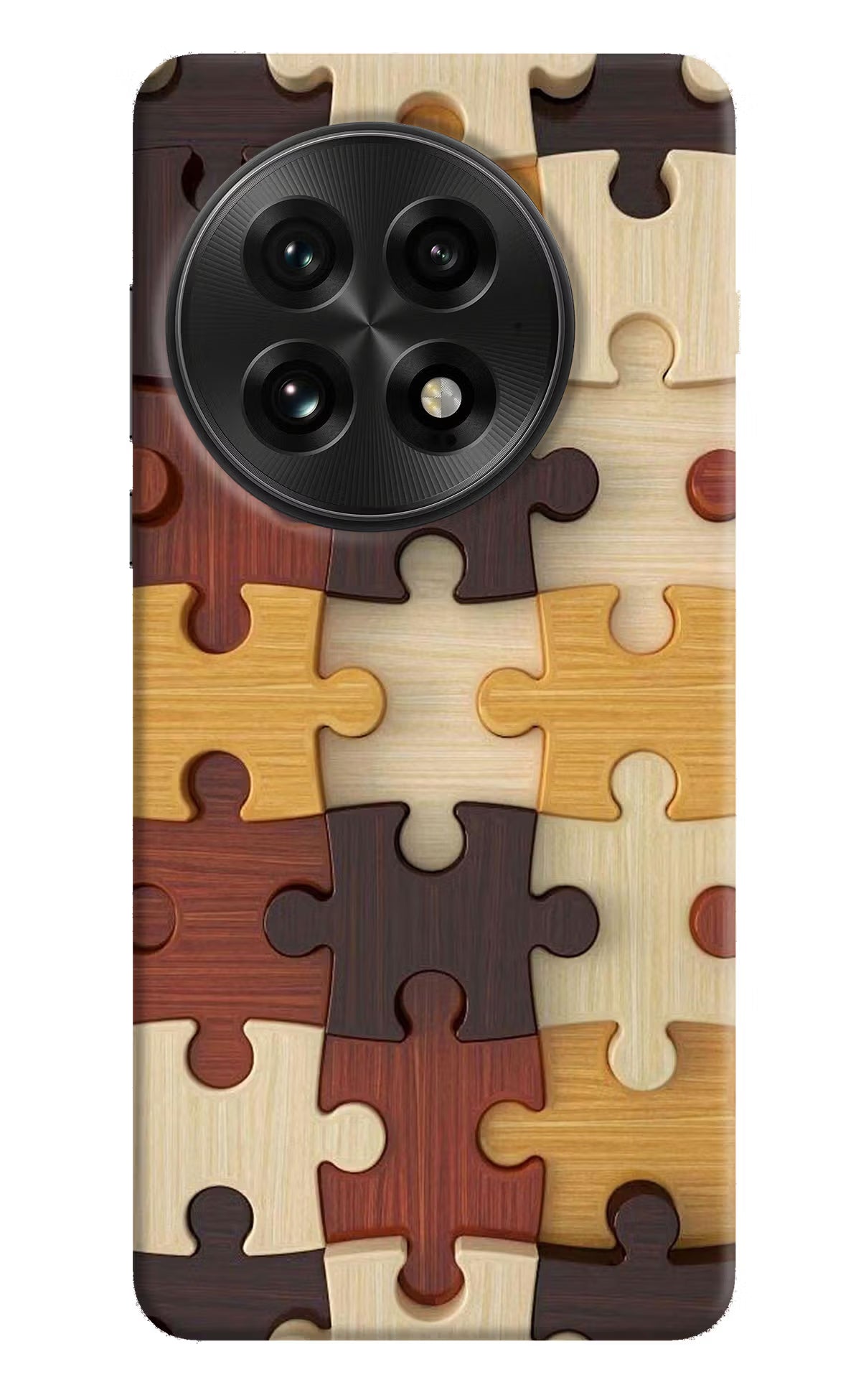 Wooden Puzzle OnePlus 13 Back Cover