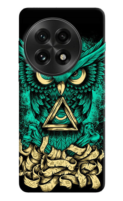 Green Owl OnePlus 13 Back Cover