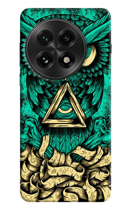 Green Owl OnePlus 13 Back Cover
