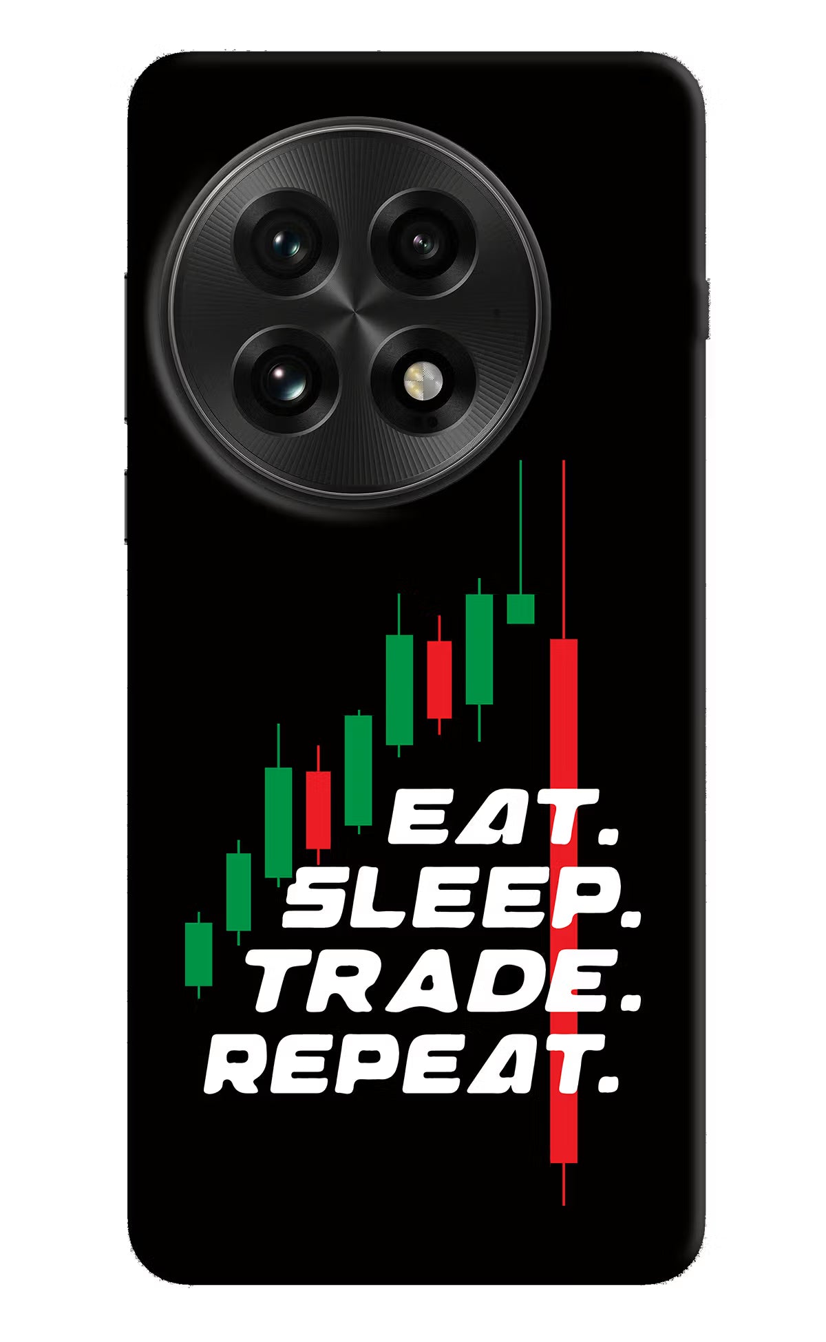 Eat Sleep Trade Repeat OnePlus 13 Back Cover