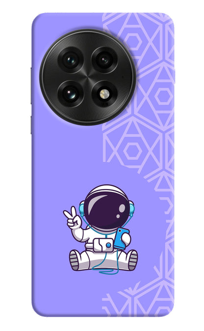 Cute Astronaut Chilling OnePlus 13 Back Cover