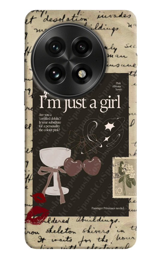 I am just a girl OnePlus 13 Back Cover