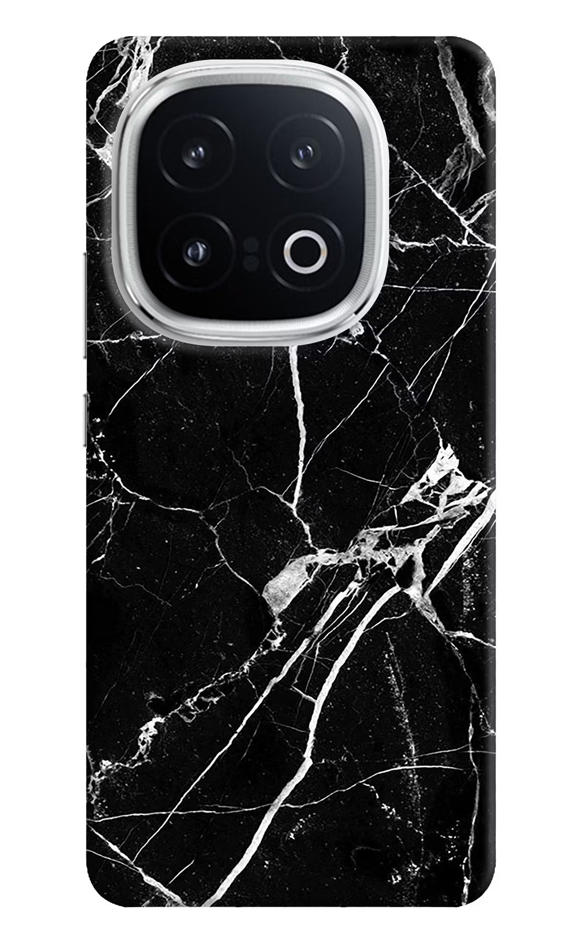 Black Marble Pattern iQOO 13 5G Back Cover