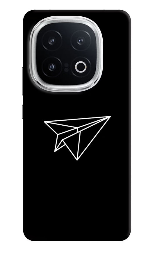 Paper Plane White iQOO 13 5G Back Cover