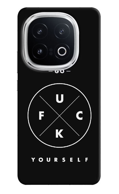 Go Fuck Yourself iQOO 13 5G Back Cover