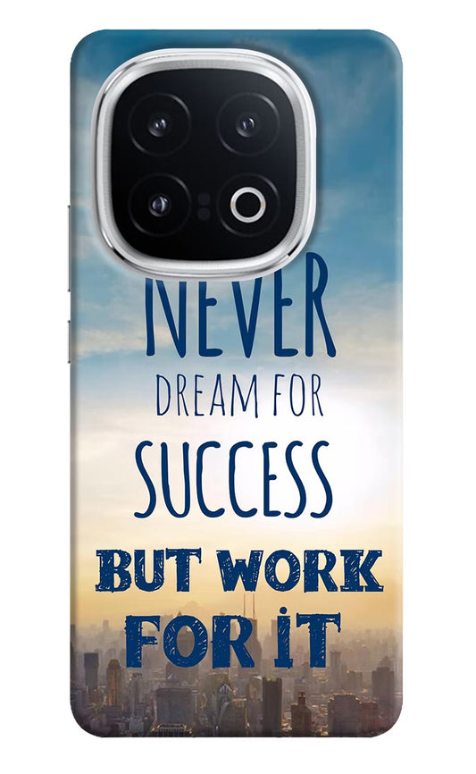 Never Dream For Success But Work For It iQOO 13 5G Back Cover