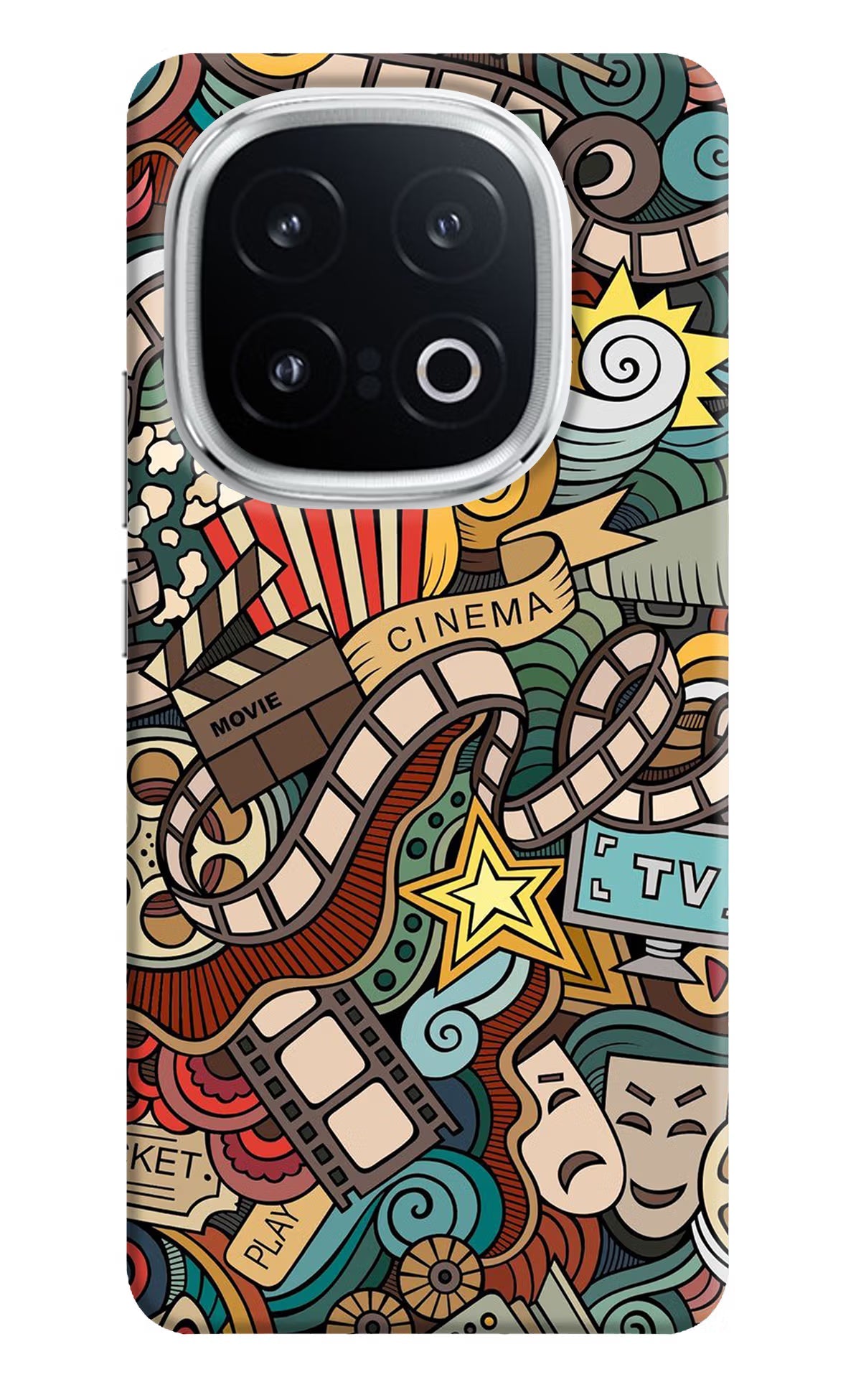 Cinema Abstract iQOO 13 5G Back Cover