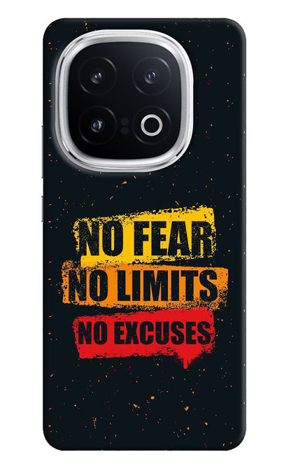 No Fear No Limits No Excuse iQOO 13 5G Back Cover