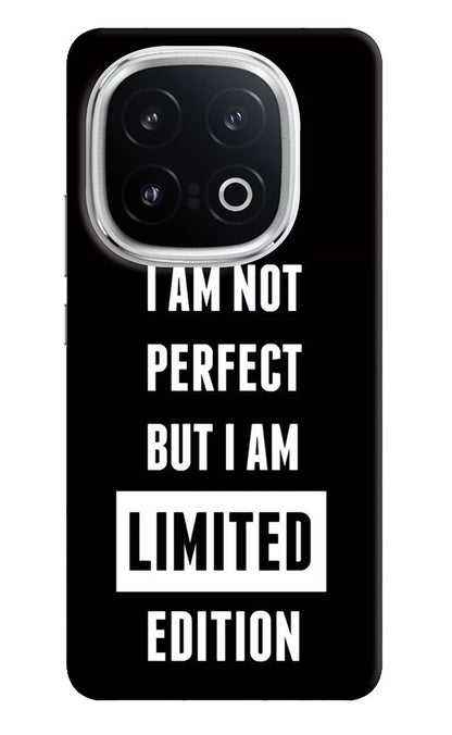 I Am Not Perfect But I Am Limited Edition iQOO 13 5G Back Cover