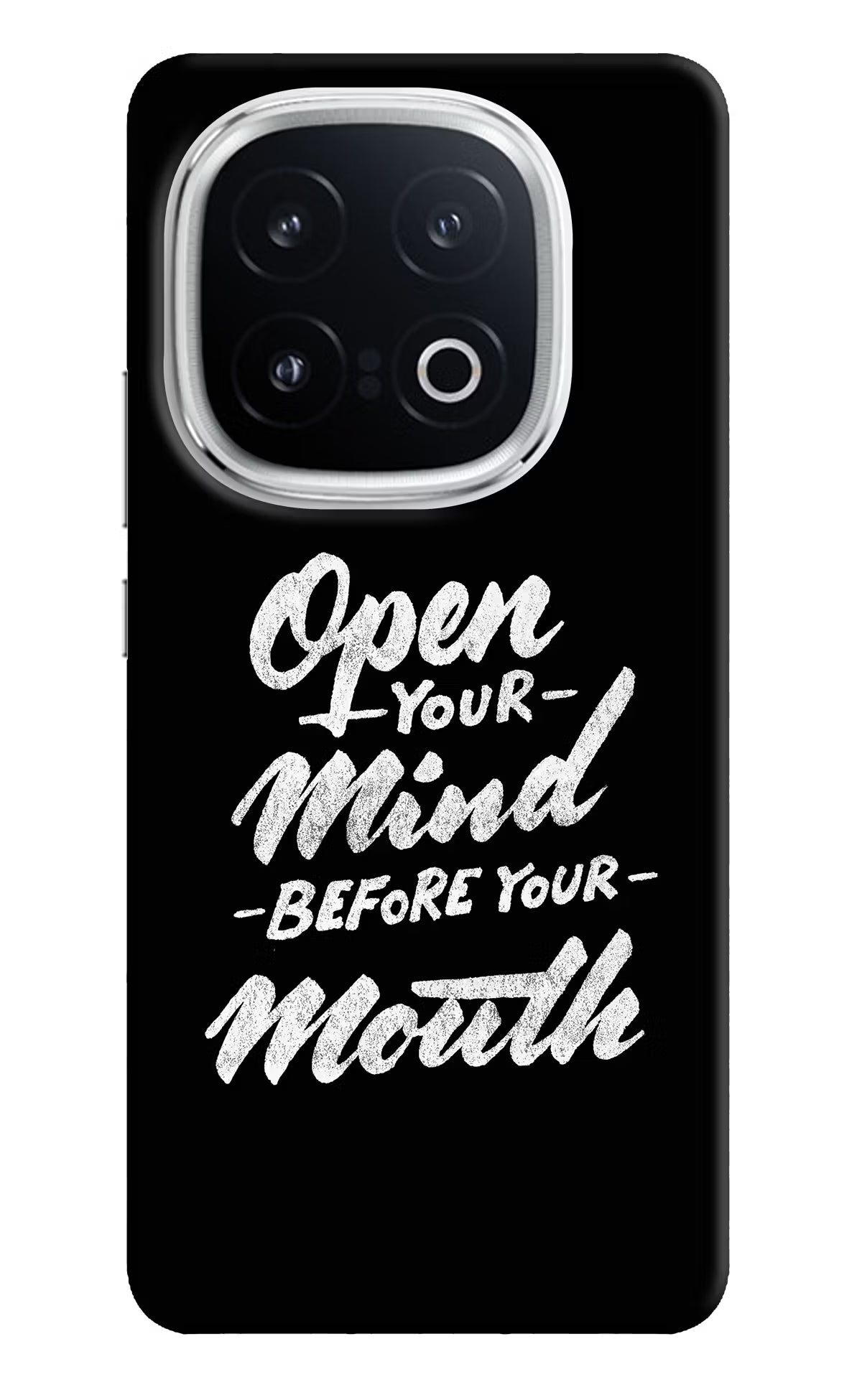 Open Your Mind Before Your Mouth iQOO 13 5G Back Cover