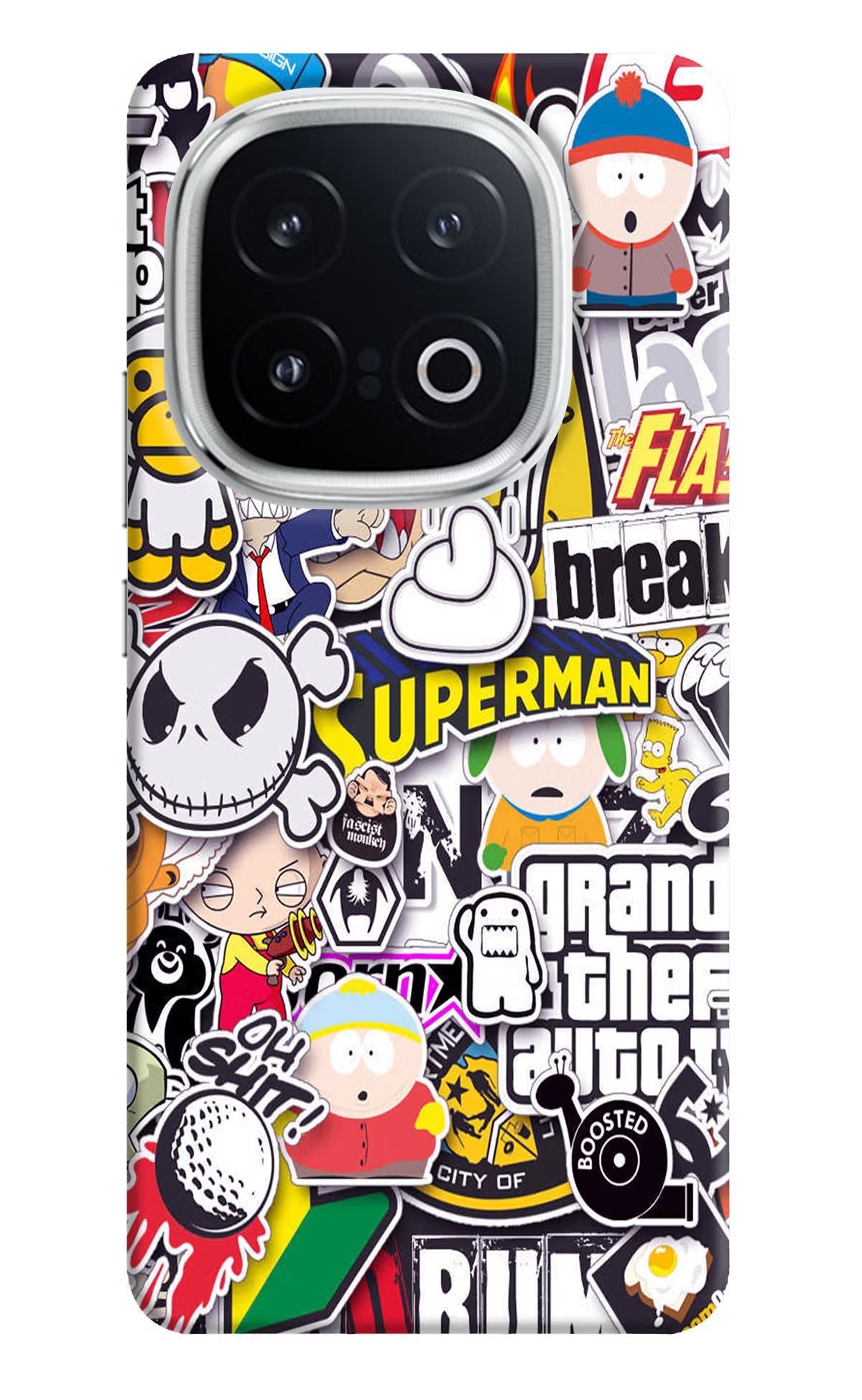 Sticker Bomb iQOO 13 5G Back Cover